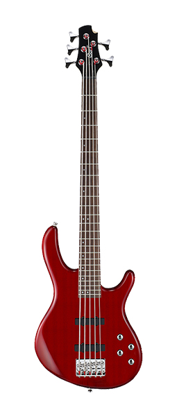 Фото Бас-гитара Cort Action-Bass-V-Plus-TR Action Series  5-струнная, красная
