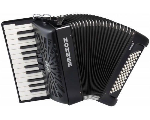 Фото HOHNER Bravo II 60 black - Аккордеон 1/2 Хонер