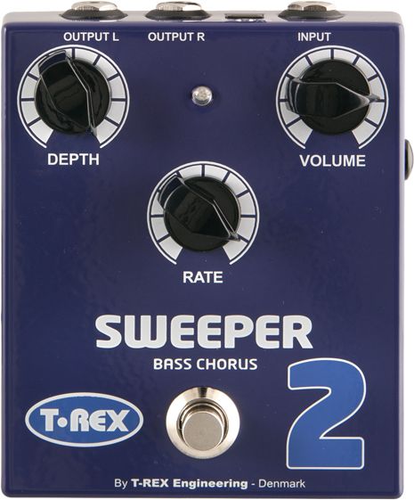 Фото T-Rex Sweeper 2 SALE  Педаль эффектов. классический хорус для бас гитары