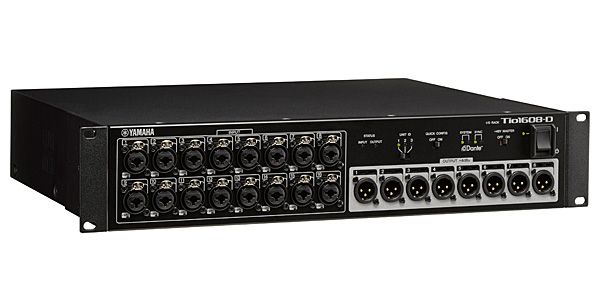 Фото Yamaha Tio1608-D  блок ввода/ вывода для пультов TF-серии, 16 входов/ 8 выходов, I/ O
