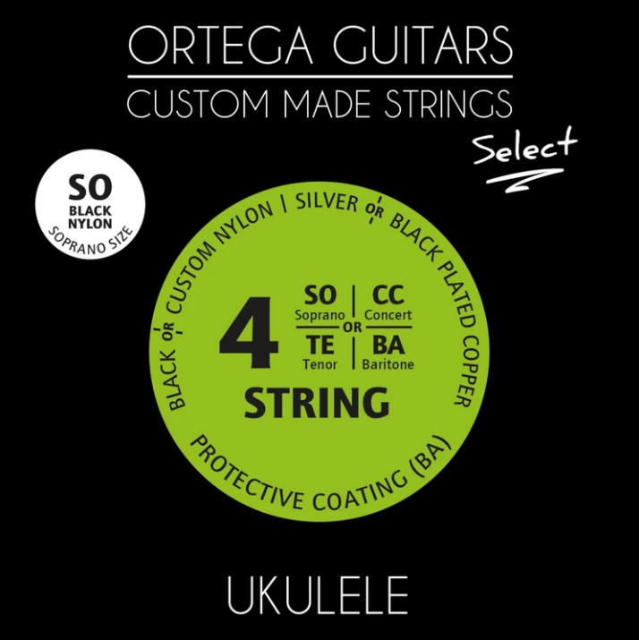 Фото Комплект струн для укулеле сопрано Ortega UKSBK-SO Select