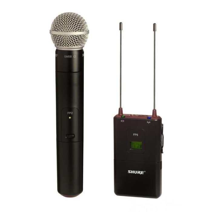 Фото SHURE FP25/SM58 L4E 638 - 662 MHz портативная радиосистема с капсулем SM58 'кардиоида'