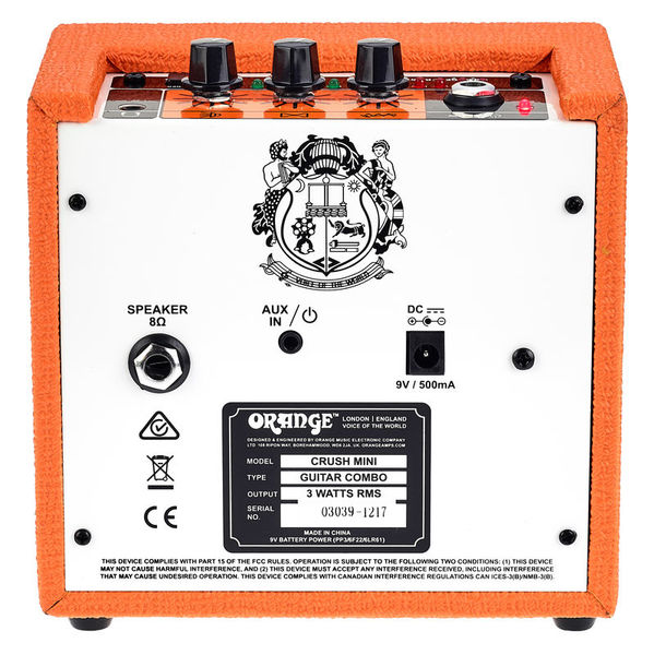 Фото Orange Crush MINI BK