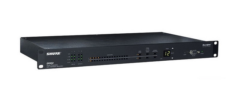 Фото SHURE DFR22E аудио процессор 2х2 с цифровым подавителем обратной связи