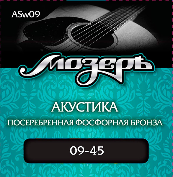 Фото Комплект струн для акустической гитары Мозеръ ASw09