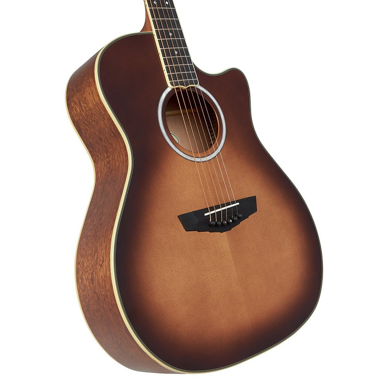 Фото Электроакустическая гитара с чехлом D'Angelico Excel Gramercy Autumn Burst