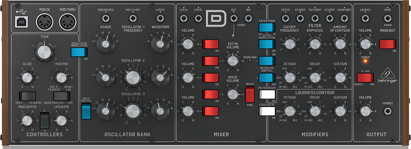 Фото Behringer MODEL D