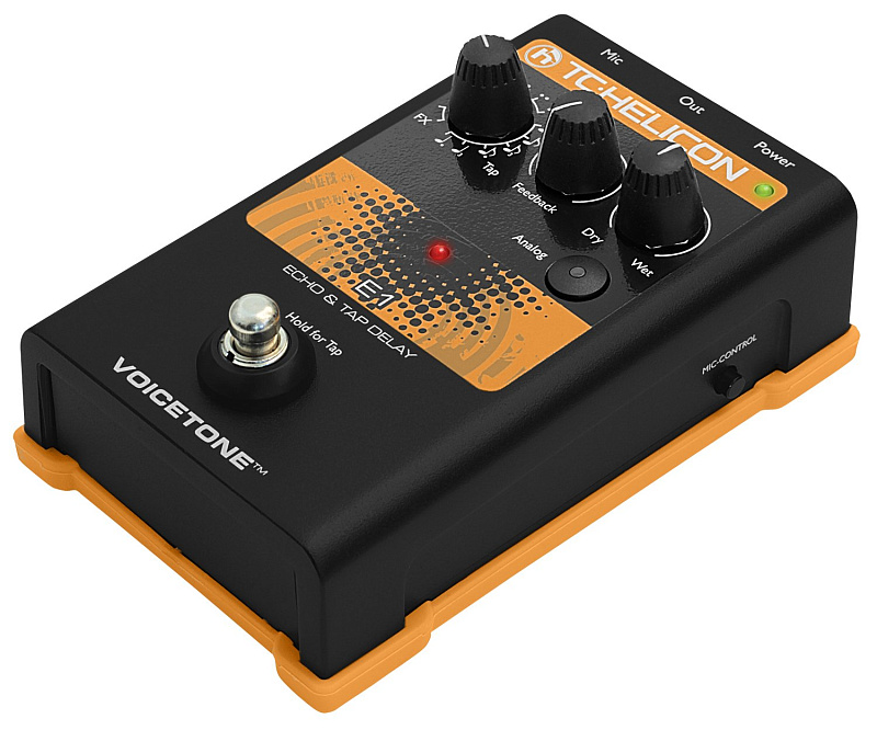 Фото TC HELICON VoiceTone E1 напольная вокальная педаль эффектов