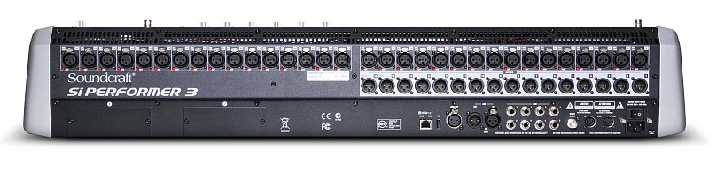 Фото Soundcraft Si Performer 3, цифровой микшер, 32 мик + 8 лин. входов, 4 проц. эф, AES вх/вых, MIDI вх/вых, HiQnet Ethernet