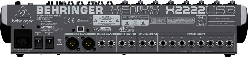 Фото Микшерный пульт Behringer Xenyx X2222USB
