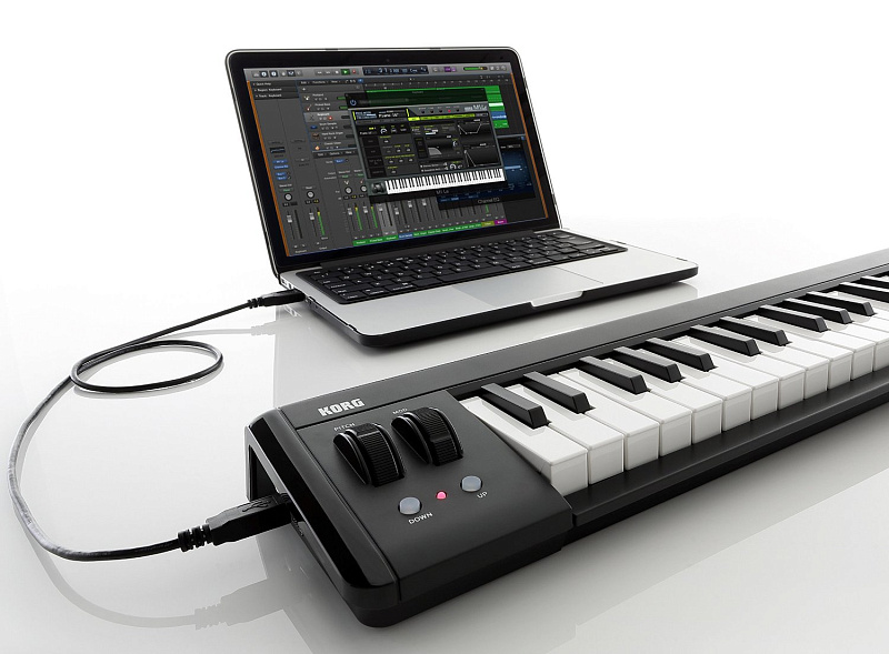 Фото KORG MICROKEY2-49(клавиш) компактная МИДИ клавиатура с поддержкой мобильных устройств.