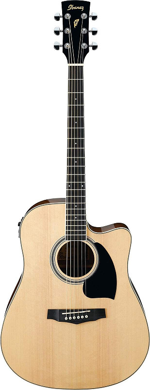 Фото IBANEZ PF15ECE-NT электроакустическая гитара, цвет натуральный