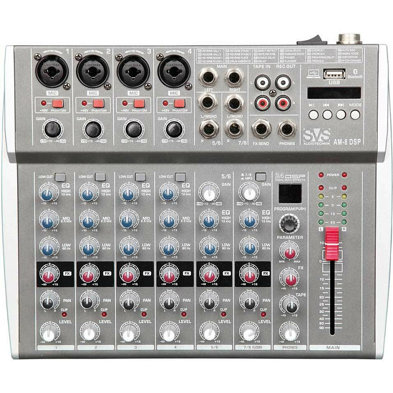 Фото Микшерный пульт SVS Audiotechnik AM-8 DSP