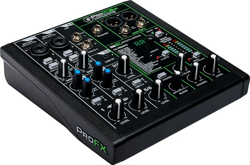 Фото Микшерный пульт Mackie ProFX6v3