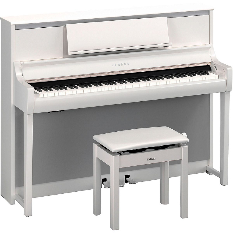 Фото Цифровое пианино с банкеткой Yamaha CSP-295PWH