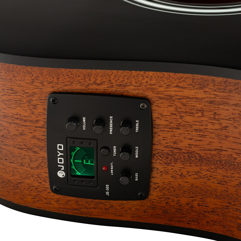 Фото Электроакустическая гитара ROCKDALE Aurora D3 C BK E Gloss