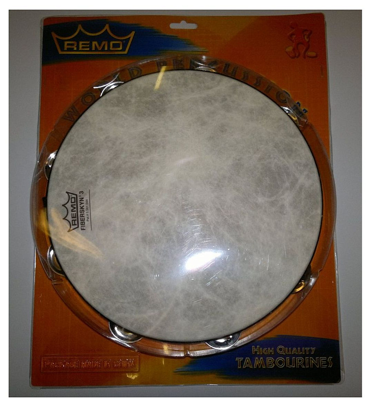 Фото Remo TA-5210-00 10" тамбурин двухрядный, 8 пар Jingles