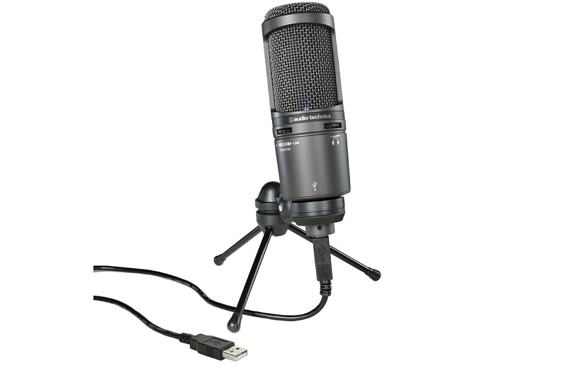 Фото AUDIO-TECHNICA AT2020USB+ cтудийный конденсаторный микрофон