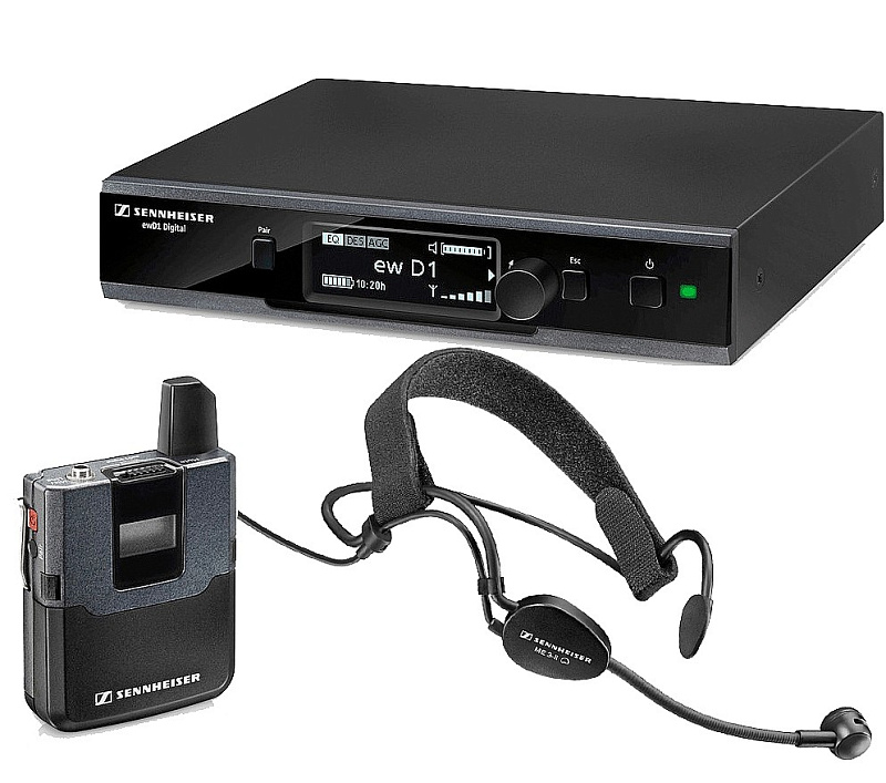 Фото Комплект цифровой беспроводной системы Sennheiser ew D1-ME3-H-EU