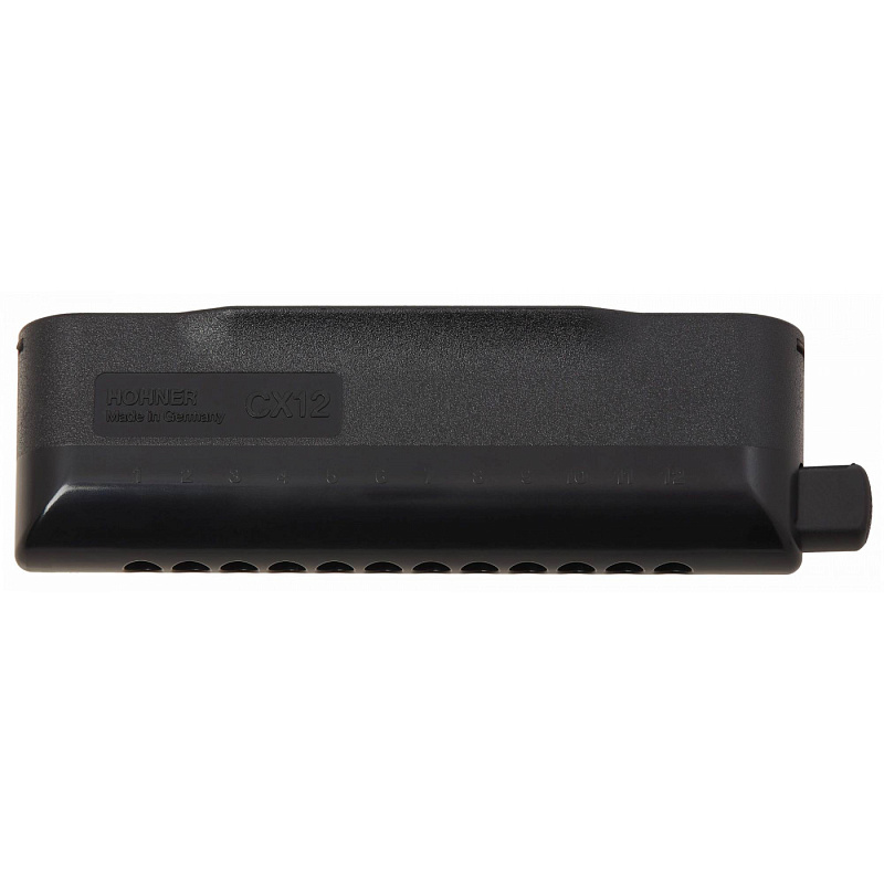Фото HOHNER CX 12 Black 7545/48 A - Губная гармоника хроматическая Хонер