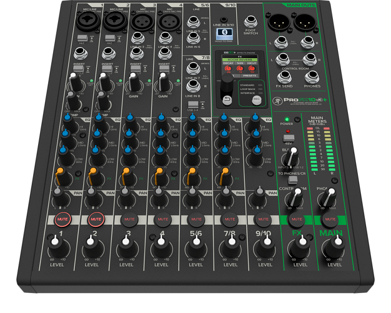 Фото Микшерный пульт Mackie ProFX10v3 +