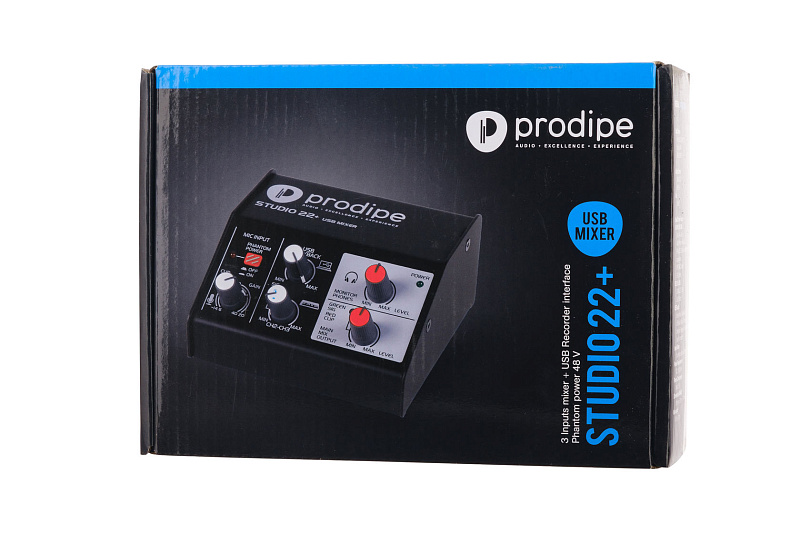 Фото STUDIO22+ Аудио интерфейс USB, Prodipe