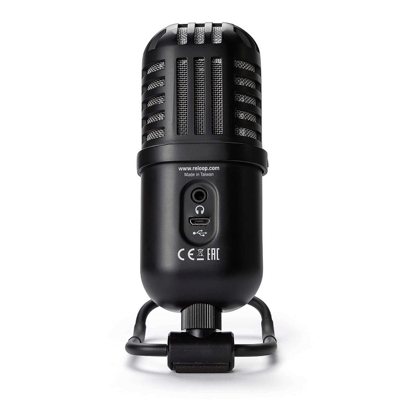 Фото USB конденсаторный микрофон Reloop sPodcaster Go