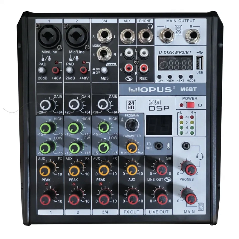 Фото Микшерный пульт Opus M6BT