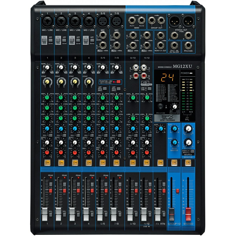 Фото Аналоговый микшер CRCBOX MG12XU