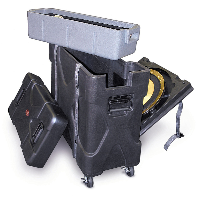 Фото SKB TPX2 SALE  кейс для малого барабана, тарелок, стоек, аксессуаров, туровый, на колесах