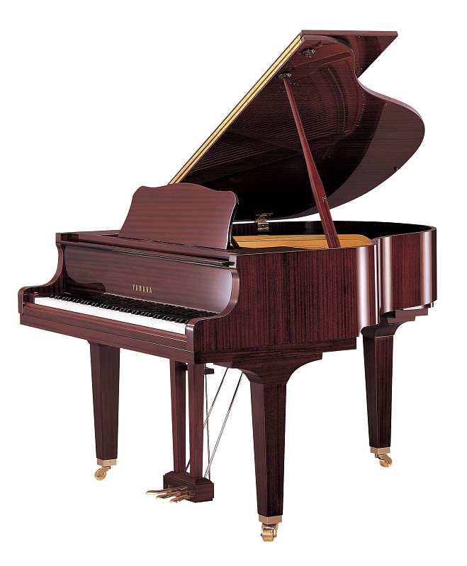 Фото Yamaha GB1K PM рояль 151 см, красное дерево полированный