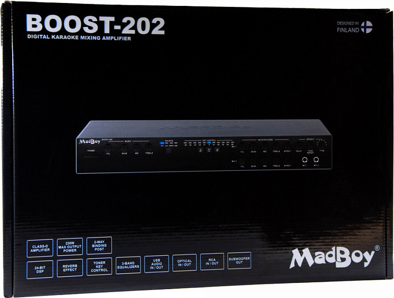 Фото Микшер-усилитель MADBOY BOOST-202