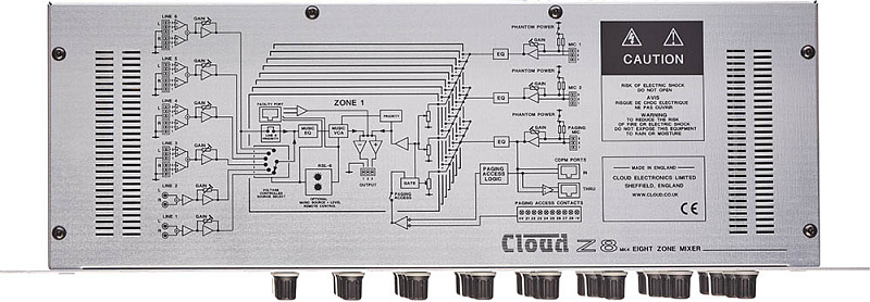 Фото Зонный микшер CLOUD Z8 MK4