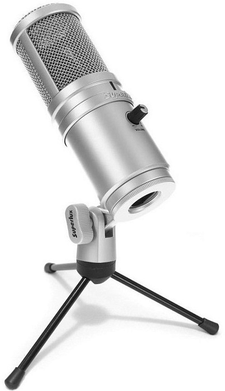 Фото Динамический вокальный USB микрофон Superlux E205U
