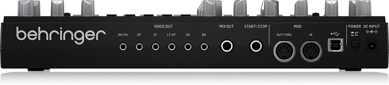 Фото Аналоговая драм-машина BEHRINGER RD-6-BK