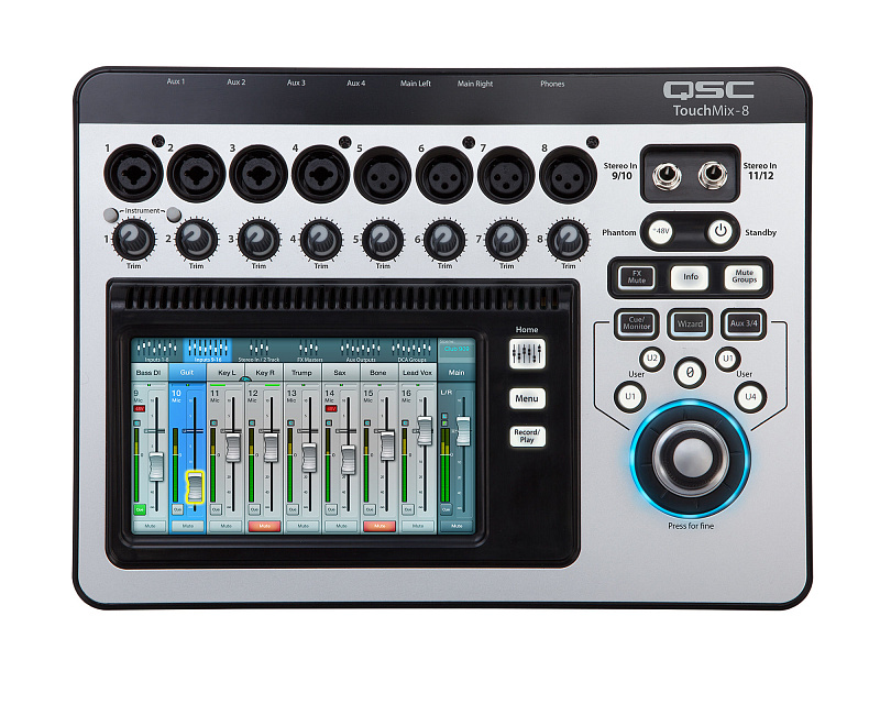 Фото QSC TouchMix-8 Цифровой микшерный пульт