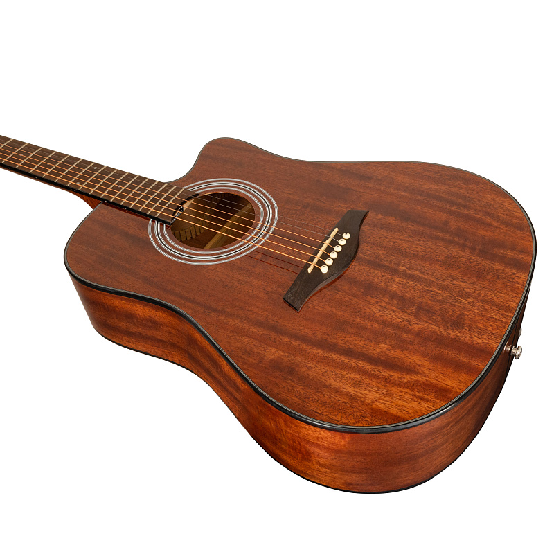 Фото Акустическая гитара ROCKDALE Aurora D6 Gloss C All-Mahogany
