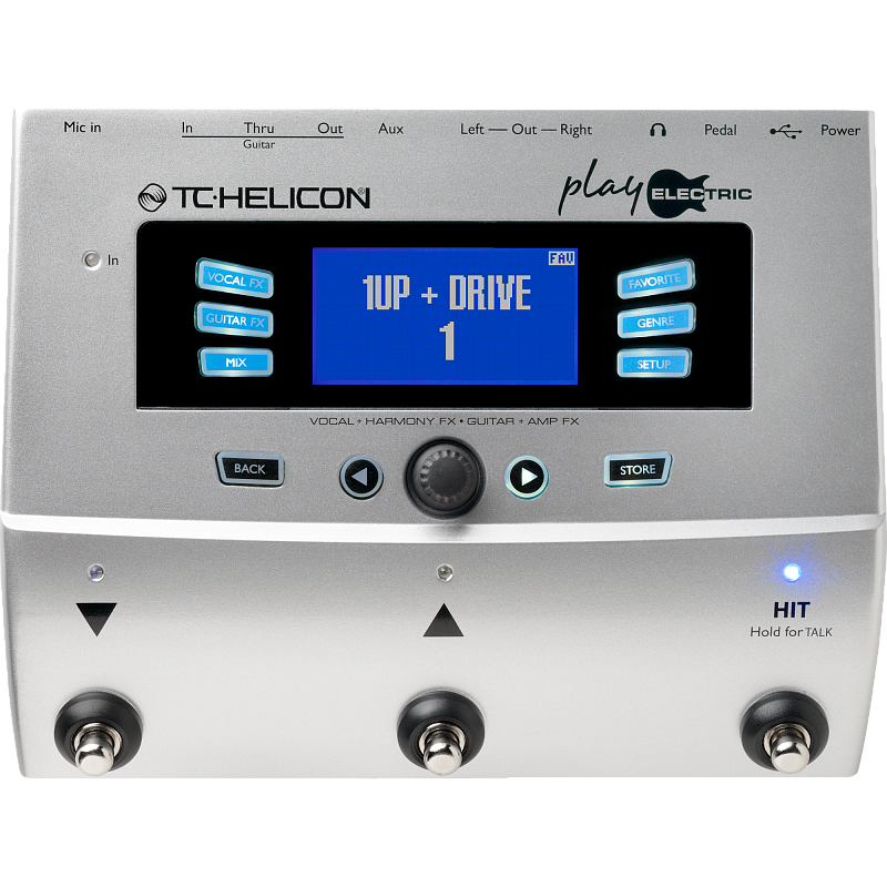 Фото Вокальный/гитарный процессор эффектов TC HELICON PLAY ELECTRIC