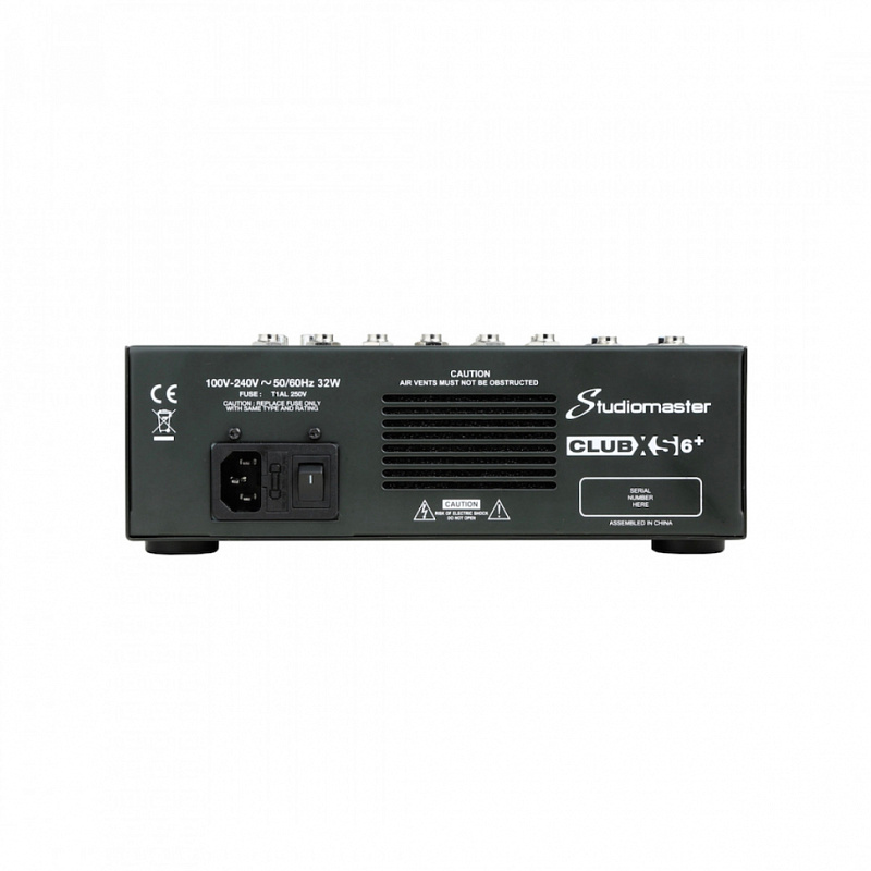 Фото Аналоговый микшер STUDIOMASTER CLUB XS6+