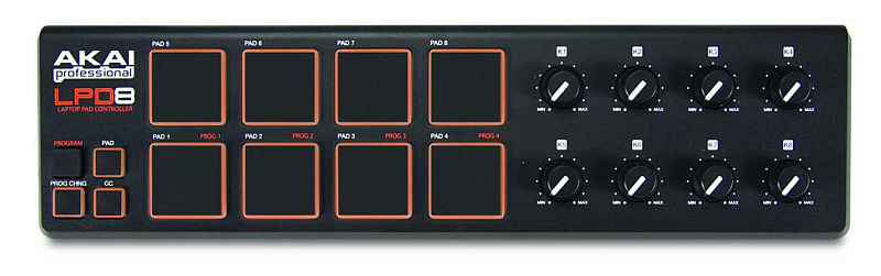 Фото Портативный контроллер AKAI PRO LPD8