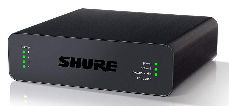 Фото SHURE ANI4IN-BLOCK Четырехканальный Dante аудиоинтерфейс
